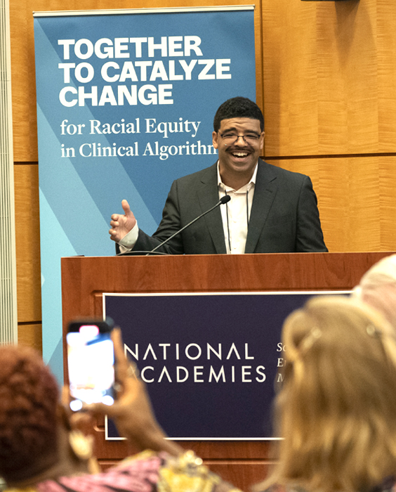 Watch Dr. Baugh's Keynote Address at “Together to Catalyze Change for Racial Equity in Clinical Algorithms”